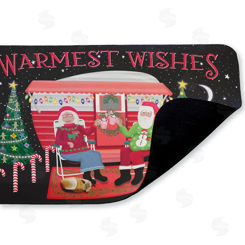 Darlene Seale | Warmest Wishes Christmas Camper Anti-Fatigue Mat