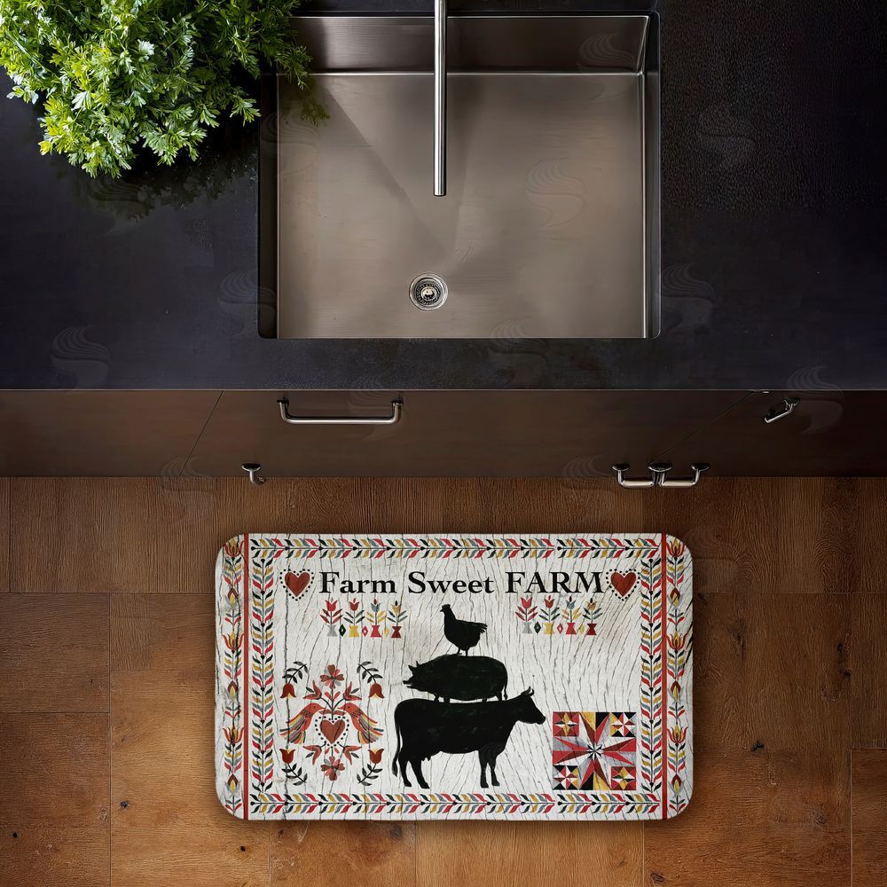 Corinne Lent | Sweet Farm Rustic Boho Anti-Fatigue Mat