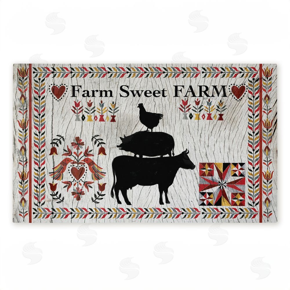 Corinne Lent | Sweet Farm Rustic Boho Non-Woven Door Mat