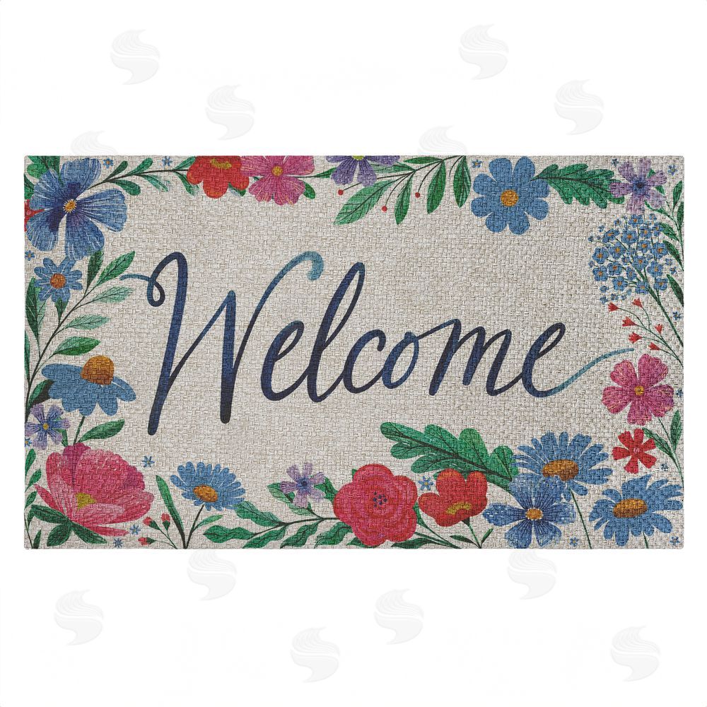 Arrolynn Weiderhold | Dream Garden Welcome Faux Sisal Door Mat