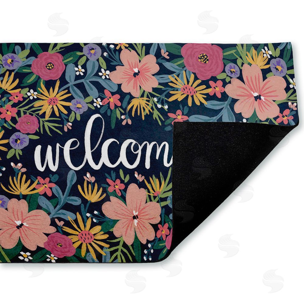 Amanda McGee | Floral Abundance Entry Non-Woven Door Mat