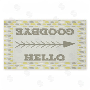 Arrolynn Weiderhold | Hello & Goodbye with Arrow Non-Woven Door Mat