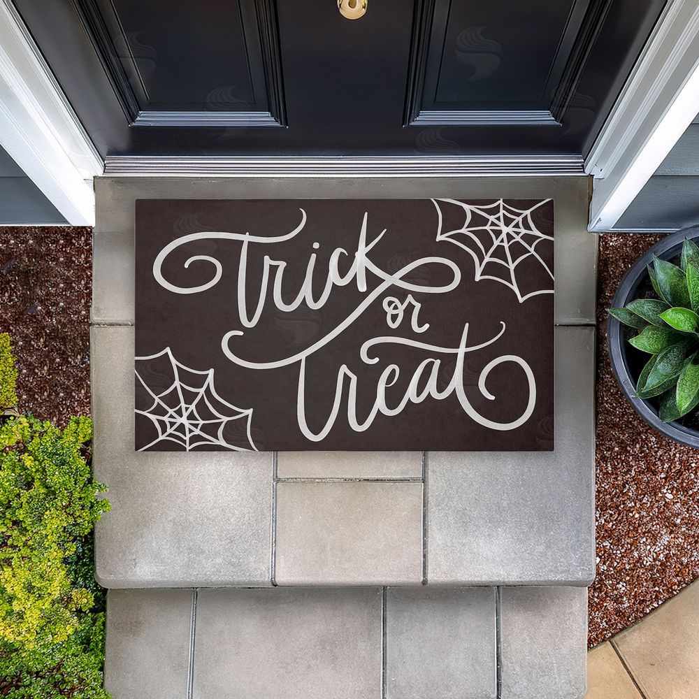 Amanda Houston | Trick Or Treat Spider Webs Non-Woven Door Mat