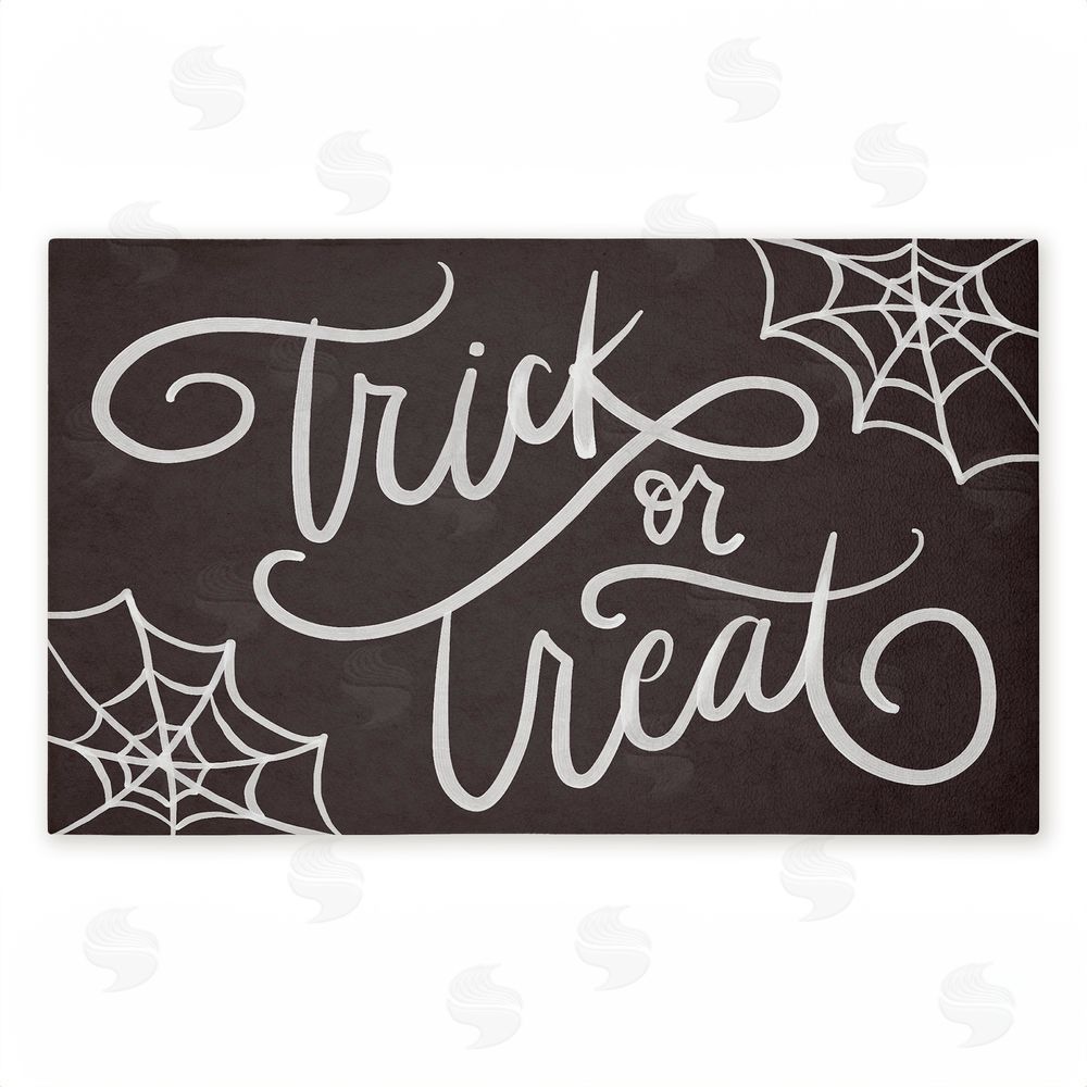 Amanda Houston | Trick Or Treat Spider Webs Non-Woven Door Mat