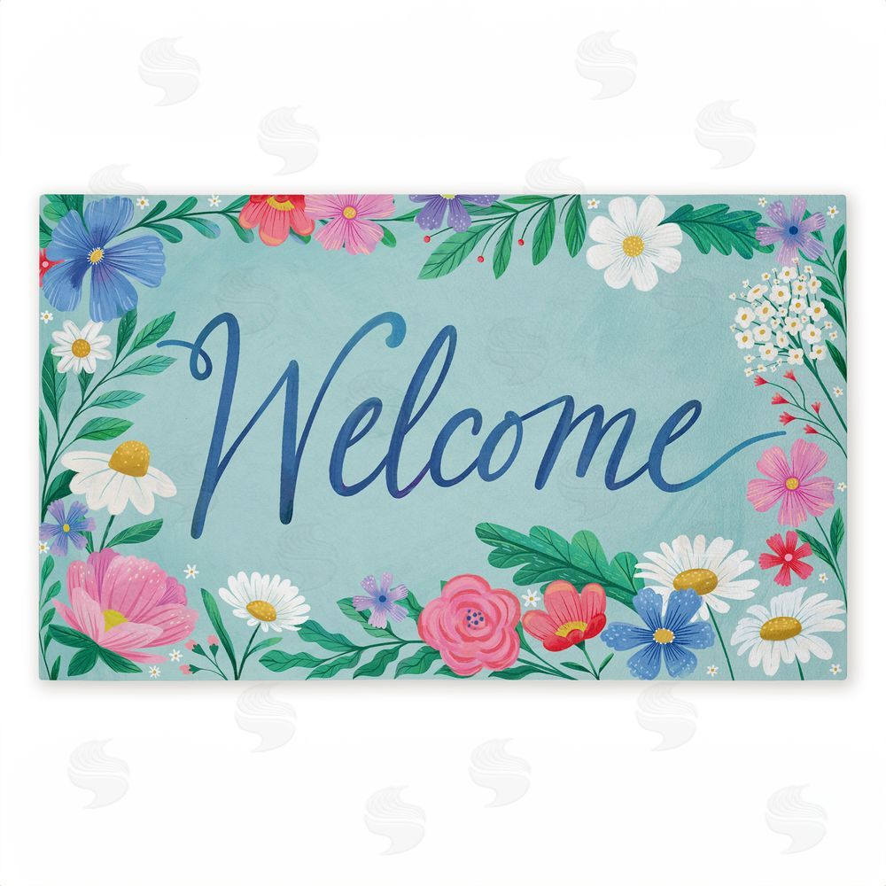 Arrolynn Weiderhold | Welcome Dreamy Garden Non-Woven Door Mat