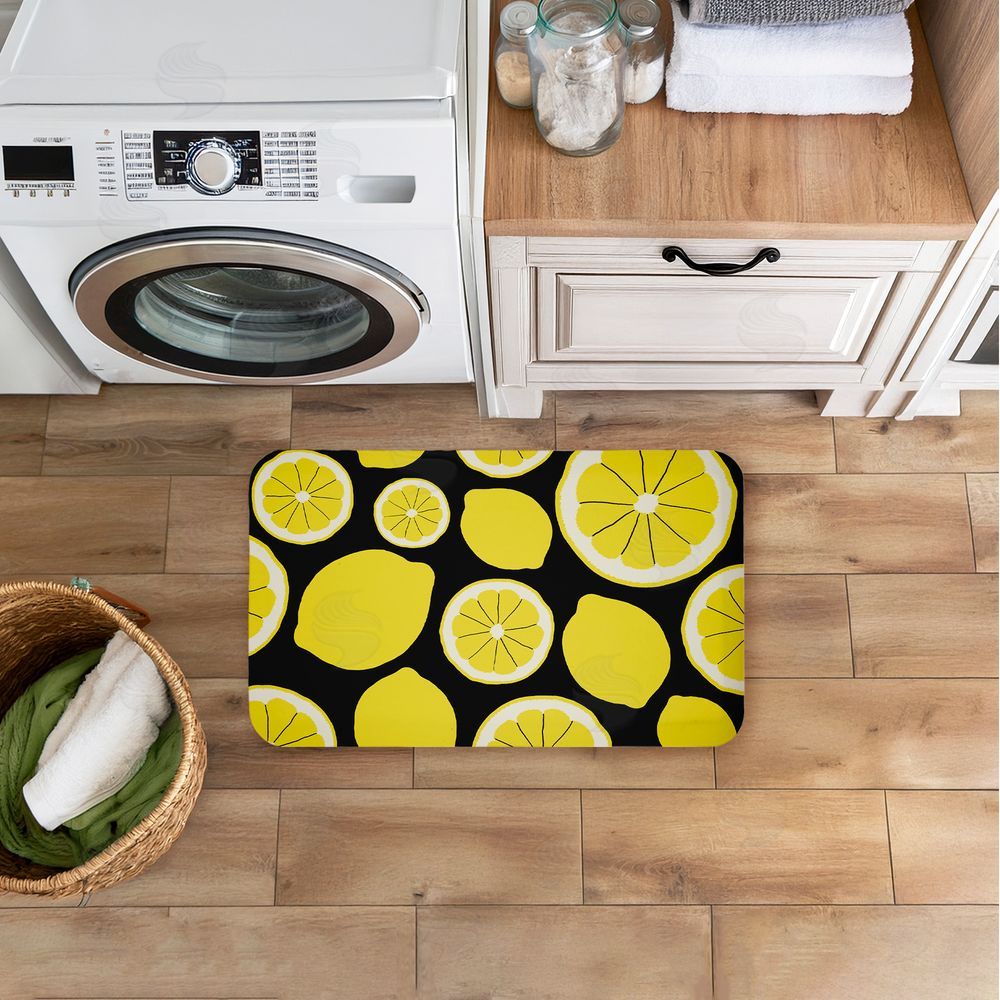 Anna Quach | Lemon Squeezy Pattern Anti-Fatigue Mat