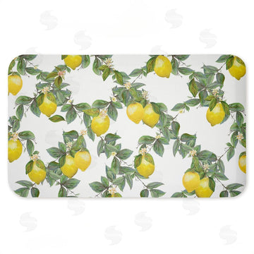 Diannart | Fruity Lemony Vine Pattern Anti-Fatigue Mat