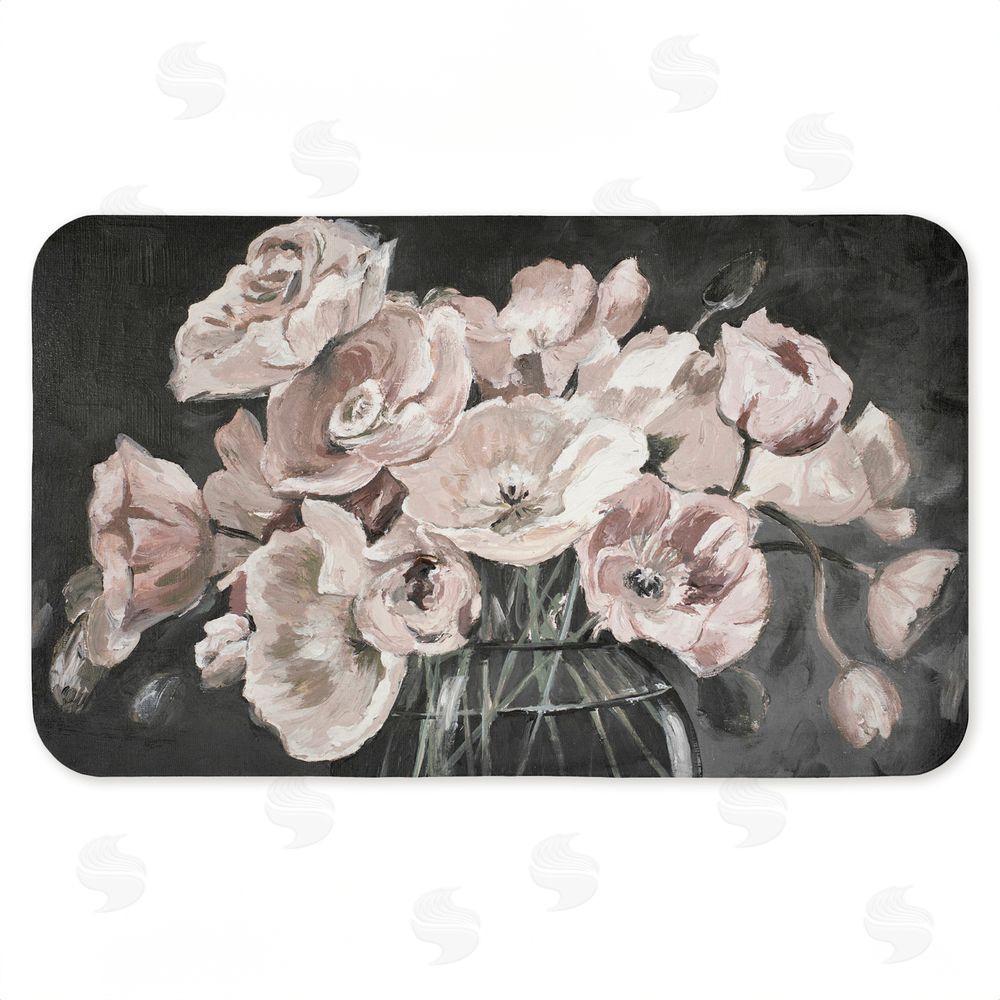 Patricia Pinto | Flowers In Clear Vase Anti-Fatigue Mat