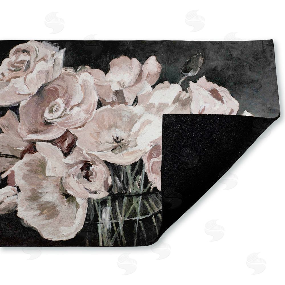 Patricia Pinto | Flowers In Clear Vase Non-Woven Door Mat