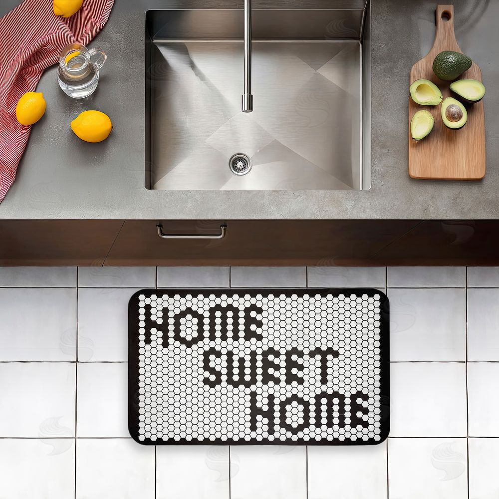 Elizabeth Medley | Sweet Home Mosaic Pattern Anti-Fatigue Mat