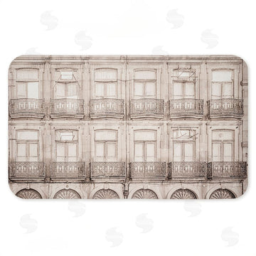 Erin Marie | Pretty Beige Windows Architecture Anti-Fatigue Mat