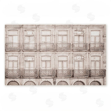 Erin Marie | Pretty Beige Windows Architecture Non-Woven Door Mat
