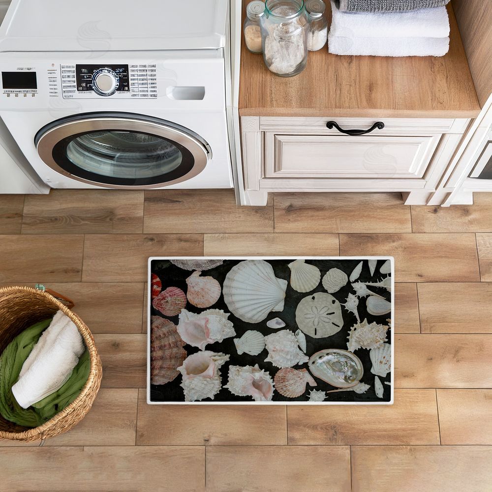 Amy Carroll | Summer Shells Display Plush Bath Mat