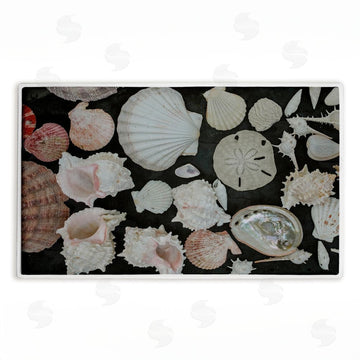 Amy Carroll | Summer Shells Display Plush Bath Mat