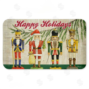 Paul Brent | Classic Nutcrackers Happy Holidays Anti-Fatigue Mat