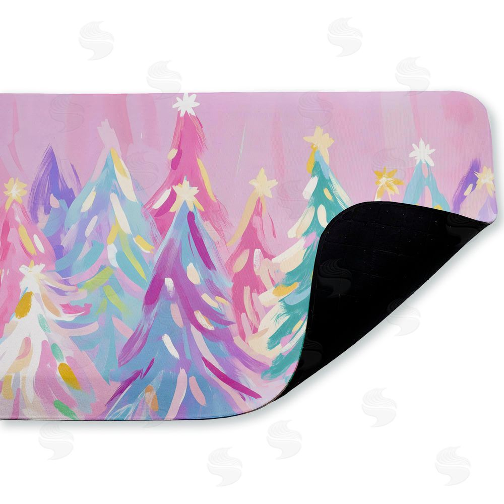 Arlington Prints | Abstract Pastel Christmas Trees Anti-Fatigue Mat