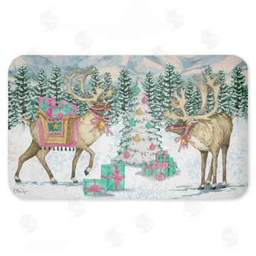 Paul Brent | Whimsy Holiday Reindeer Anti-Fatigue Mat