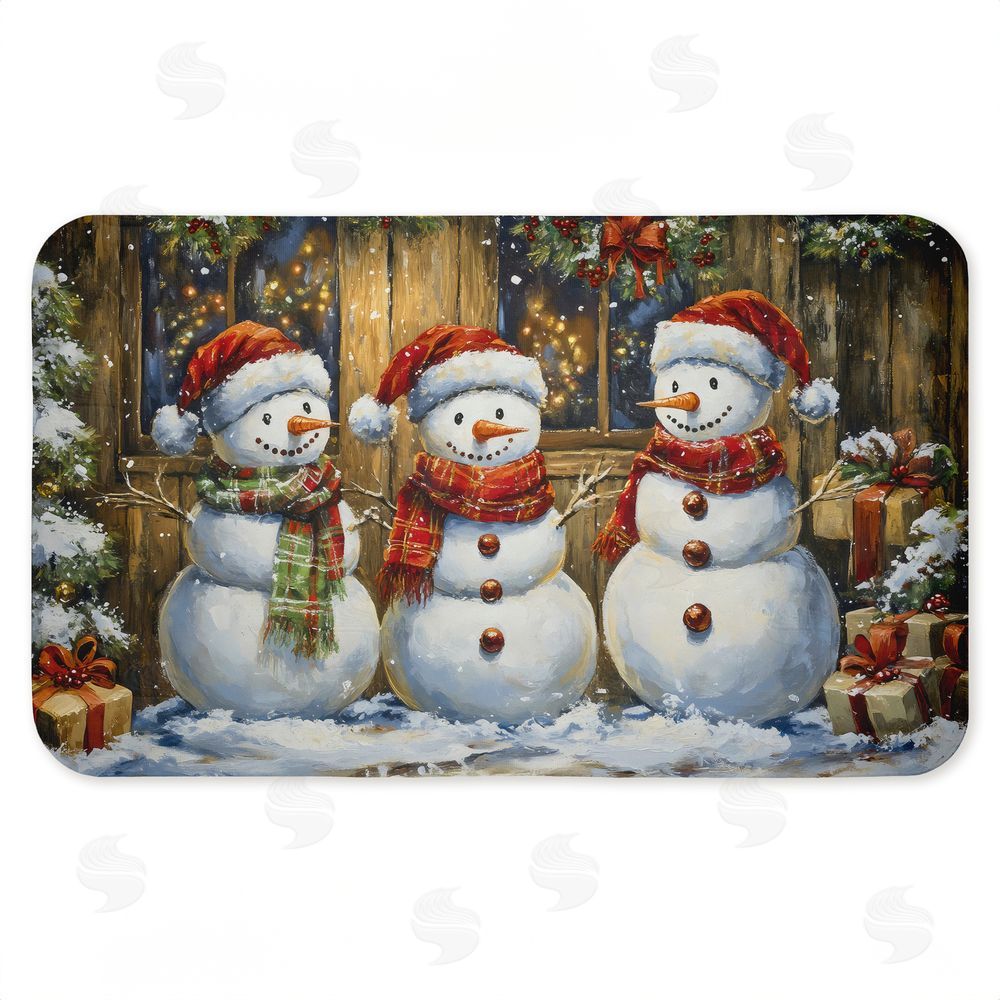 Creative Studio | Rustic Snowman Trio Anti-Fatigue Mat