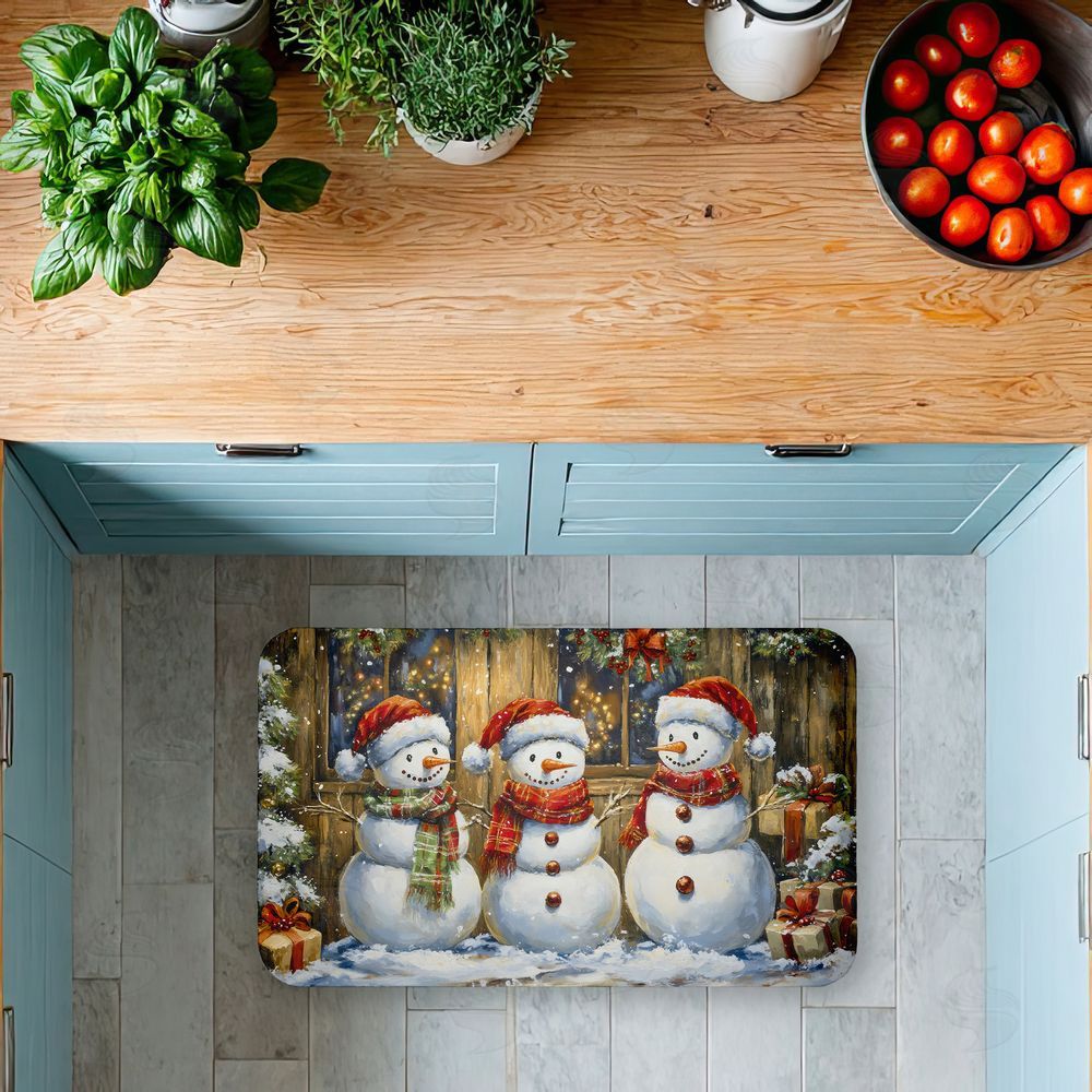 Creative Studio | Rustic Snowman Trio Anti-Fatigue Mat