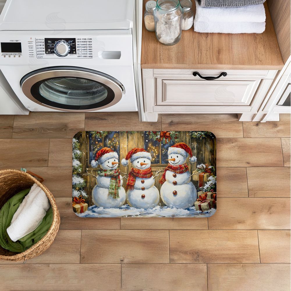 Creative Studio | Rustic Snowman Trio Anti-Fatigue Mat