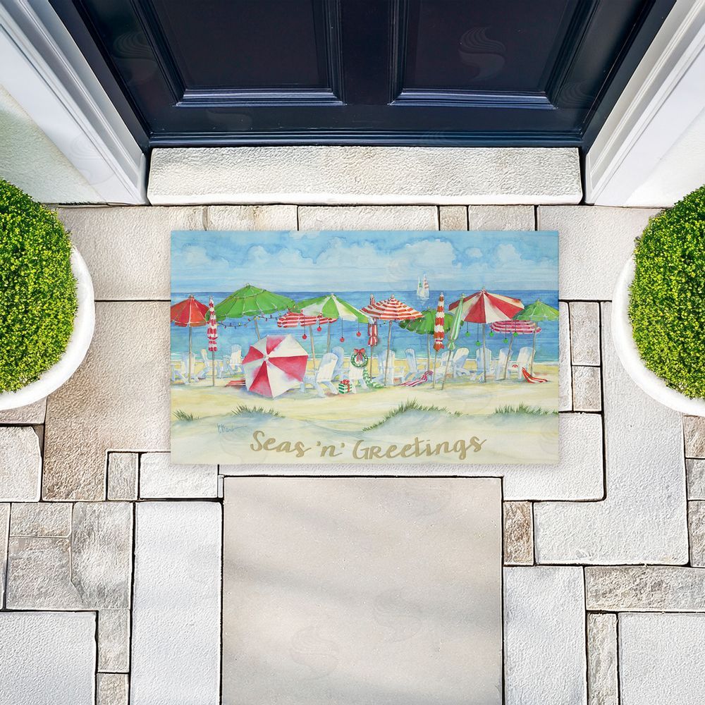 Paul Brent | Seas 'n' Greetings Beach Non-Woven Door Mat