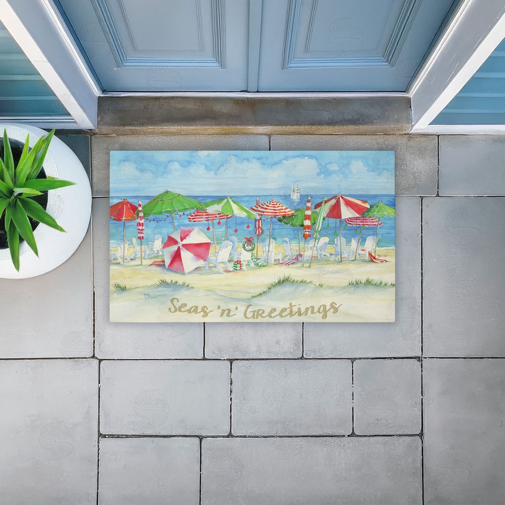 Paul Brent | Seas 'n' Greetings Beach Non-Woven Door Mat