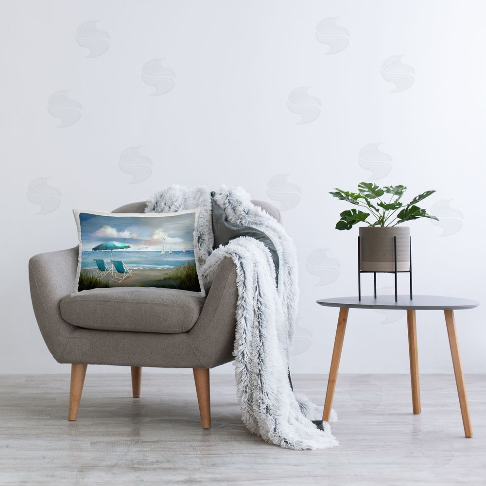 Nan | Seagulls over Calm Beach