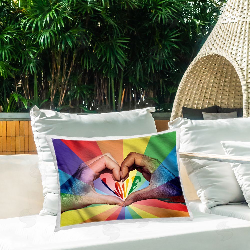 Reinders | Rainbow Love Hands Symbol