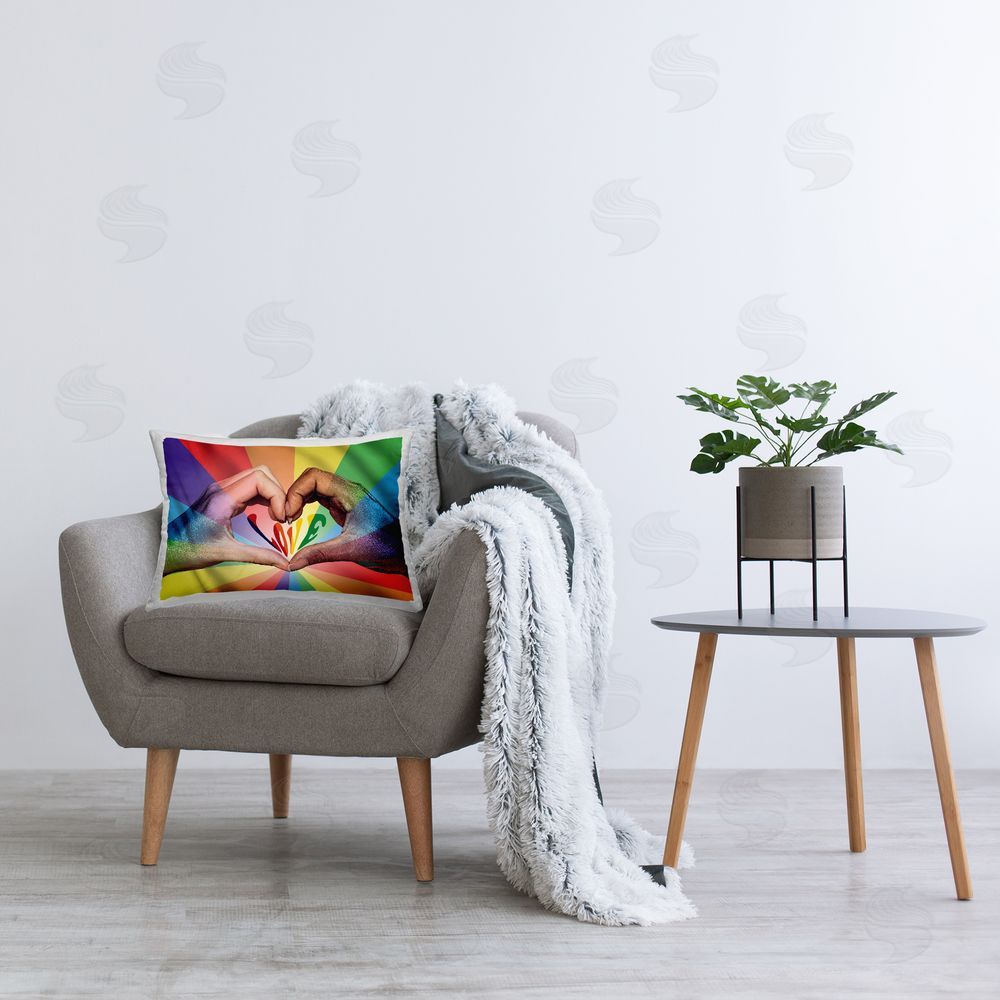Reinders | Rainbow Love Hands Symbol