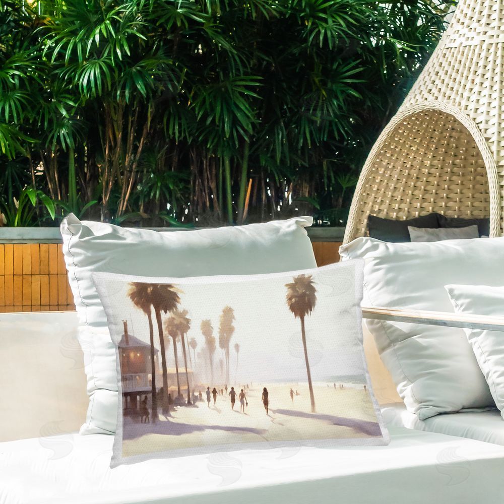 Noah Bay | Pink Canopy Beach Scene