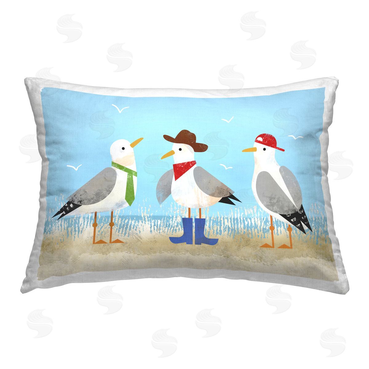 Victoria Barnes | Dressed Seagulls on Beach