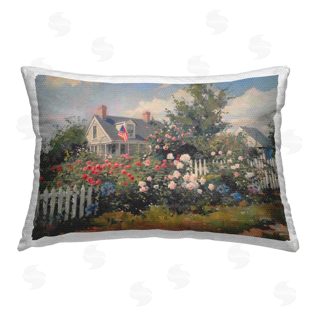 Arlington Prints | Patriotic Cottage Garden
