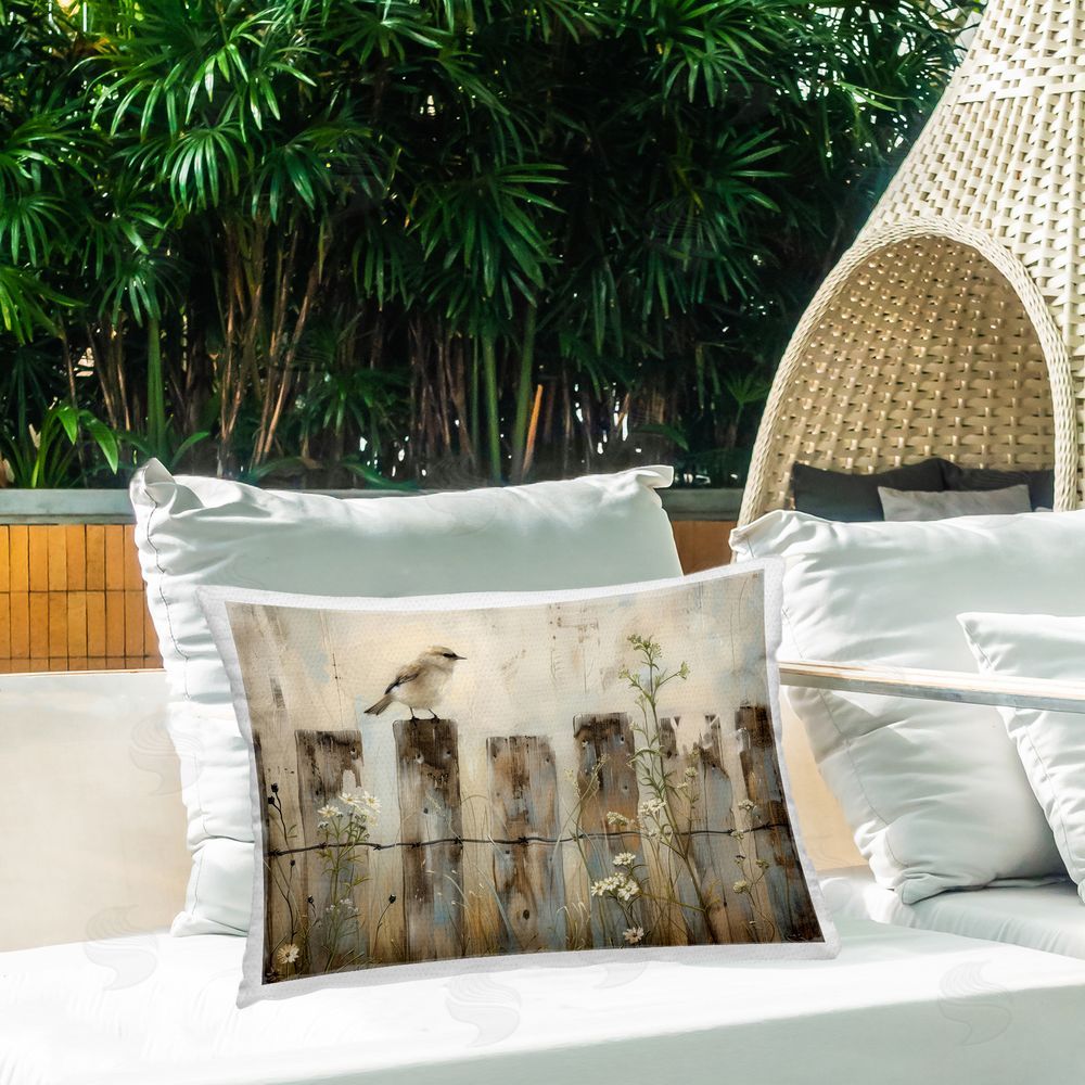 Arlington Prints | Fence Perched Country Bird