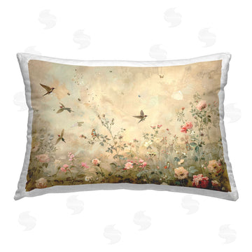 Arlington Prints | Swallows in Flower Meadow
