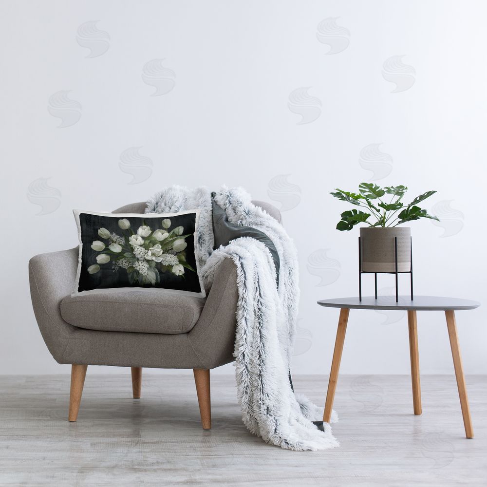 Nan | Traditional Tulips on Gray