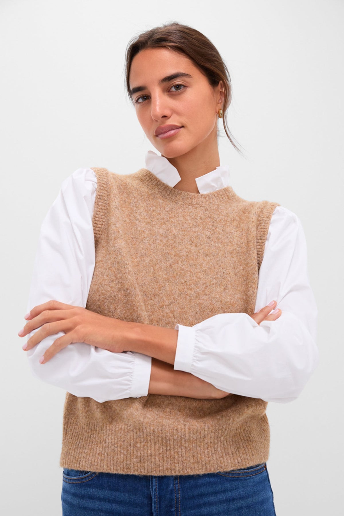Desert Melange Ella Sweater Blouse